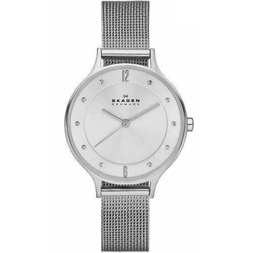 Image of Anita blank stål quartz Dame ur fra Skagen, SKW2149